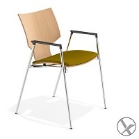 Koppelbare Zaalstoelen Casala Lynx 1