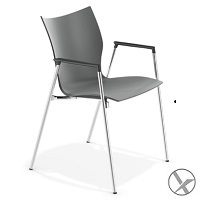 Casala stapelbare stoelen Lynx 3 met armleggers