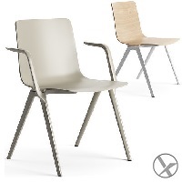 Stapelbare kantinestoelen A-Chair by Brunner