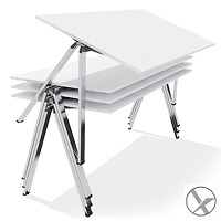 Wiesner Hager, eenvoudig koppelbare en stapelbare tafel: Yuno